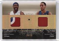 Rasheed Wallace, Tayshaun Prince [EX to NM] #/25