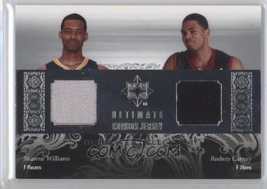 2006-07 Ultimate Collection - Ultimate Combos Dual #UCD-CW - Shawne Williams, Rodney Carney /75