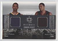 Shawne Williams, Rodney Carney [EX to NM] #/75