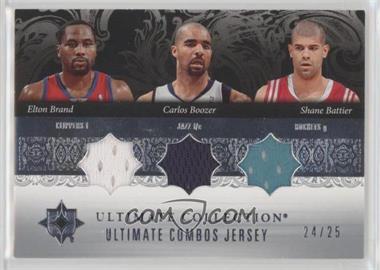 2006-07 Ultimate Collection - Ultimate Combos Triple #UCT-BBB - Elton Brand, Carlos Boozer, Shane Battier /25