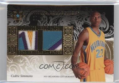 2006-07 Ultimate Collection - Ultimate Debut Jersey - Patch #UD-CS - Cedric Simmons /25 [Noted]
