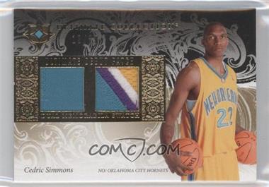 2006-07 Ultimate Collection - Ultimate Debut Jersey - Patch #UD-CS - Cedric Simmons /25