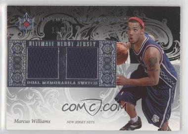 2006-07 Ultimate Collection - Ultimate Debut Jersey #UD-MW - Marcus Williams /50 [Good to VG‑EX]