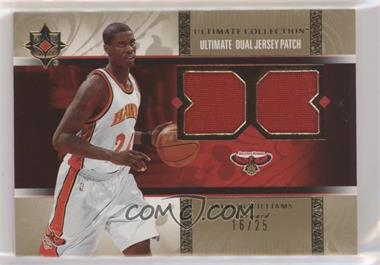 2006-07 Ultimate Collection - Ultimate Jersey - Gold Dual Patch #UJ-MW - Marvin Williams /25