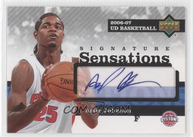 2006-07 Upper Deck - Signature Sensations #SS-JO - Amir Johnson