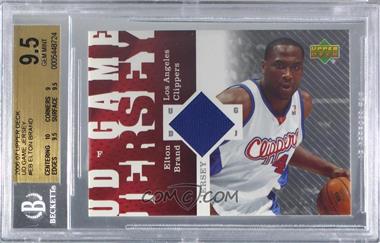 2006-07 Upper Deck - UD Game Jersey #GJ-EB - Elton Brand [BGS 9.5 GEM MINT]