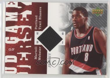 2006-07 Upper Deck - UD Game Jersey #GJ-WM - Martell Webster