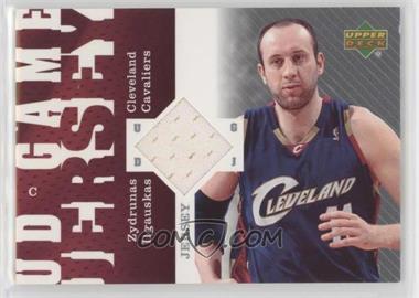 2006-07 Upper Deck - UD Game Jersey #GJ-ZI - Zydrunas Ilgauskas