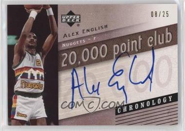 2006-07 Upper Deck Chronology - 20,000 Point Club #20K-AE - Alex English /25