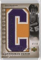 Legends Letterman Patch - Gail Goodrich #/10