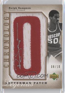 2006-07 Upper Deck Chronology - [Base] - Gold #185 - Legends Letterman Patch - Ralph Sampson /10