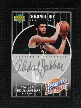 2006-07 Upper Deck Chronology - Basketball Heroes #NBA-KA - Kareem Abdul-Jabbar /10