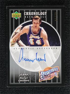 2006-07 Upper Deck Chronology - Basketball Heroes #NBA-WE - Jerry West /10 [Noted]