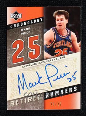 2006-07 Upper Deck Chronology - Retired Numbers #RN-MP - Mark Price /25