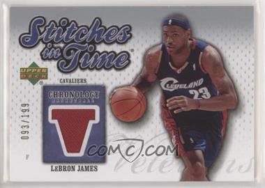 2006-07 Upper Deck Chronology - Stitches in Time #SIT-LJ - LeBron James /199