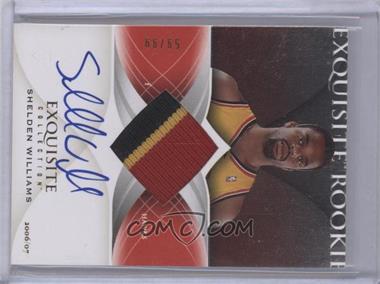 2006-07 Upper Deck Exquisite Collection - [Base] #48 - Exquisite Rookie Patch Auto - Shelden Williams /99
