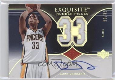 2006-07 Upper Deck Exquisite Collection - Exquisite Number Pieces #EN-DG - Danny Granger /33