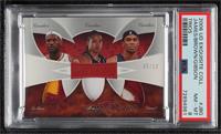 Daniel Gibson, LeBron James, Shannon Brown [PSA 8 NM‑MT] #/10