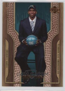 2006-07 Upper Deck Hardcourt - [Base] - Copper #109 - Hardcourt Futures - Cedric Simmons /199