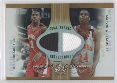 2006-07 Upper Deck Reflections - Fabric Reflections Dual - Copper #DR-JW - Joe Johnson, Marvin Williams /50