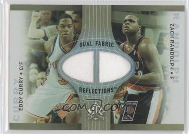 2006-07 Upper Deck Reflections - Fabric Reflections Dual - Gold #DR-CR - Eddy Curry, Zach Randolph /100