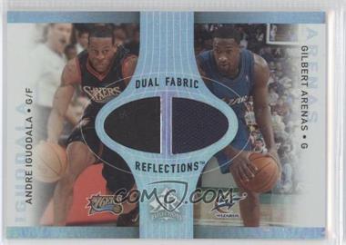 2006-07 Upper Deck Reflections - Fabric Reflections Dual #DR-AI - Andre Iguodala, Gilbert Arenas
