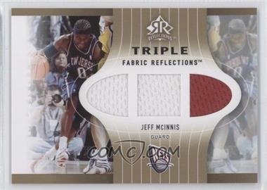 2006-07 Upper Deck Reflections - Fabric Reflections Triple - Copper Missing Serial Number #TFR-MC - Jeff McInnis