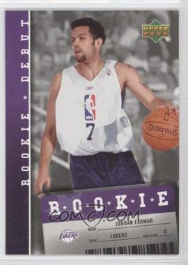 2006-07 Upper Deck Rookie Debut - [Base] #120 - Jordan Farmar