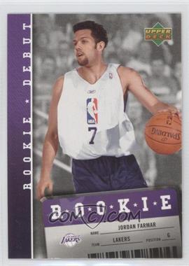 2006-07 Upper Deck Rookie Debut - [Base] #120 - Jordan Farmar