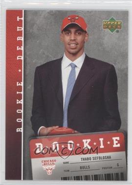 2006-07 Upper Deck Rookie Debut - [Base] #142 - Thabo Sefolosha