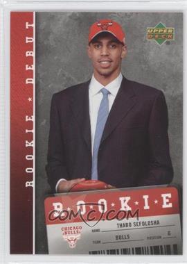 2006-07 Upper Deck Rookie Debut - [Base] #142 - Thabo Sefolosha