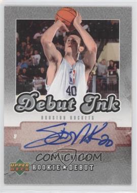 2006-07 Upper Deck Rookie Debut - Debut Ink #DI-SN - Steve Novak