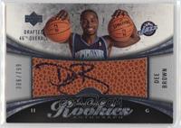 Rookies Autograph - Dee Brown #/799