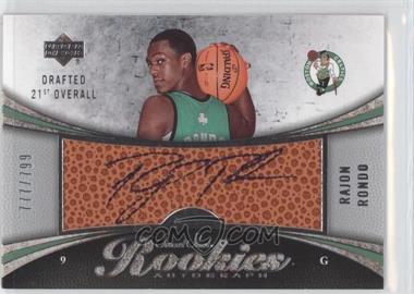 2006-07 Upper Deck Sweet Shot - [Base] #111 - Rookies Autograph - Rajon Rondo /799