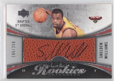 2006-07 Upper Deck Sweet Shot - [Base] #129 - Rookies Autograph - Shelden Williams /250