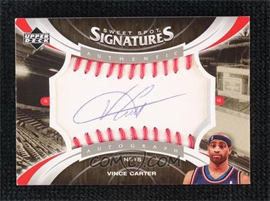 2006-07 Upper Deck Sweet Shot - Sweet Spot Signatures #SSS-VC - Vince Carter