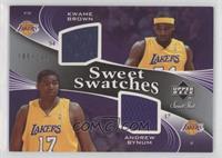 Kwame Brown, Andrew Bynum #/199