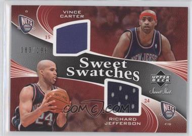 2006-07 Upper Deck Sweet Shot - Sweet Swatches Memorabilia #SSD-CJ - Vince Carter, Richard Jefferson /199