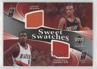 Juan Dixon, Martell Webster #/199