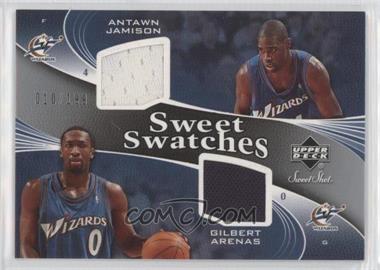 2006-07 Upper Deck Sweet Shot - Sweet Swatches Memorabilia #SSD-JA - Antawn Jamison, Gilbert Arenas /199