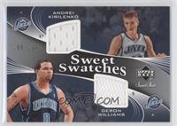 Andrei Kirilenko, Deron Williams #/199