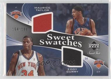 2006-07 Upper Deck Sweet Shot - Sweet Swatches Memorabilia #SSD-TC - Maurice Taylor, Eddy Curry /199