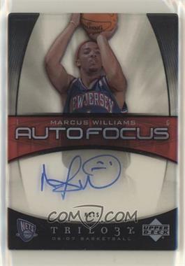 2006-07 Upper Deck Trilogy - Auto Focus #AF-MW - Marcus Williams