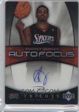 2006-07 Upper Deck Trilogy - Auto Focus #AF-RC - Rodney Carney