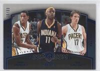 Team Trios - Danny Granger, Jamaal Tinsley, Mike Dunleavy #/33