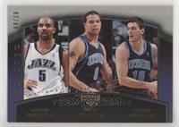 Team Trios - Carlos Boozer, Deron Williams, Gordan Giricek #/10