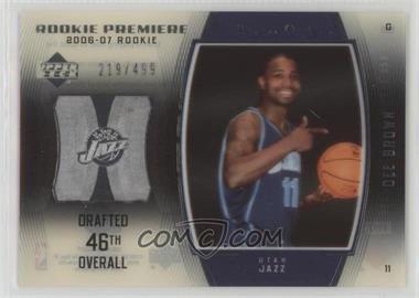 2006-07 Upper Deck Trilogy - [Base] #125 - Rookie Premiere - Dee Brown /499