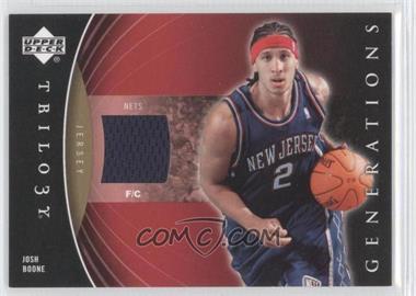 2006-07 Upper Deck Trilogy - Generations Future Materials #FM-JB - Josh Boone