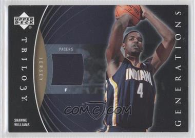 2006-07 Upper Deck Trilogy - Generations Future Materials #FM-SW - Shawne Williams