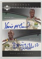 Xavier McDaniel, Damien Wilkins #/33